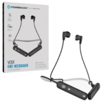 هندزفری بلوتوثی گردنی پاورولوژی مدل POWEROLOGY Voix ENC Neckband PWA23WNKB مشکی