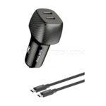شارژر فندکی فیلیپس مدل PHILIPS DLP5522CC 60W PD همراه با کابل - تصویر 2