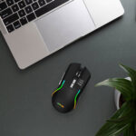 ماوس بی سیم گیمینگ گرین لاین مدل  GREEN LION GNRM5RGMSEBK Rechargeable Gaming - تصویر 2