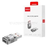 مبدل OTG هیسکا مدل HISKA H9 USB to USB-C