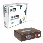 دستگاه تبدیل VGA به HDMI کی نت مدل KNET K-COVGA2HD2 HDTV