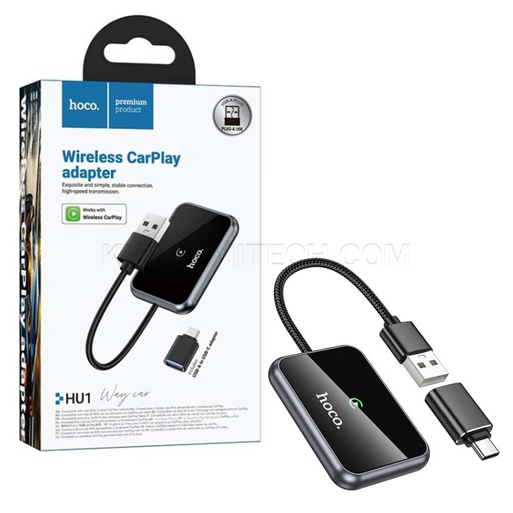 مبدل پخش خودرو هوکو مدل HOCO CARPLAY HU1