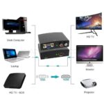 دستگاه تبدیل VGA به HDMI کی نت مدل KNET K-COVGA2HD2 HDTV - تصویر 2