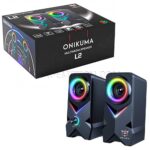 اسپیکر دو تکه گیمینگ لپ تاپ اونیکوما مدل ONIKUMA L2 مشکی