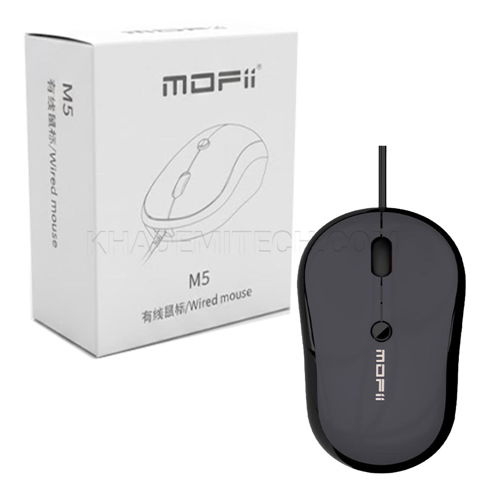 ماوس سیم دار مافی مدل MOFII M5 خاکستری
