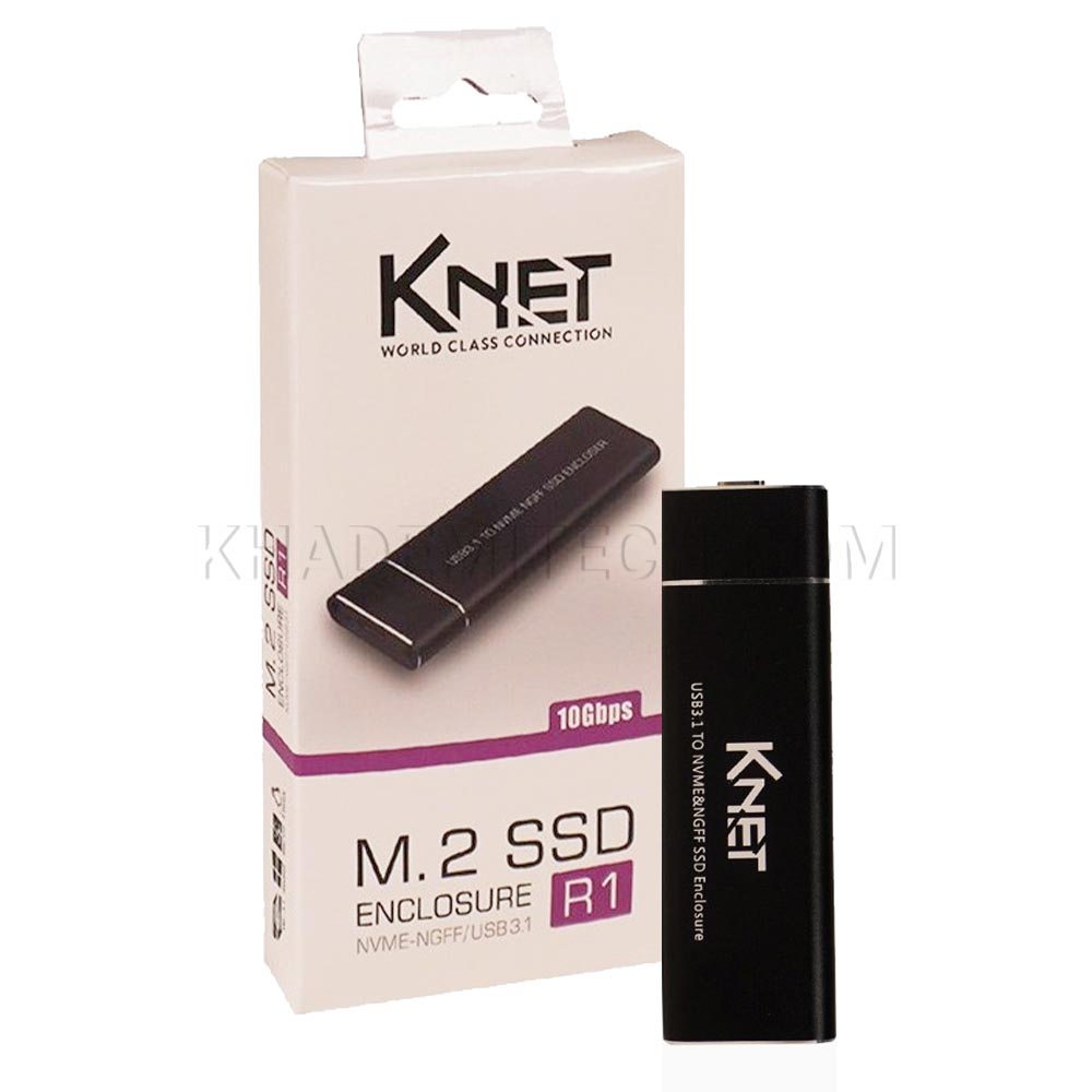 باکس هارد کی نت مدل KNET R1 M2 NVME