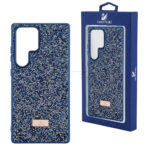 قاب سامسونگ سواروسکی مدل SWAROVSKI SAMSUNG S25 ULTRA سرمه ای