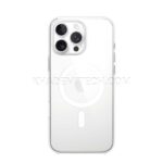 قاب اپل مدل Q SERIES Mag safe IPHONE 15 Pro شفاف دور سفید - تصویر 2