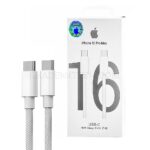 کابل شارژ دو سر تایپ سی اپل مدل iphone 16 Pro Max USB-C to USB-C 60w طول 1 متر