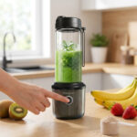 مخلوط کن شارژی پاورولوژی مدل POWEROLOGY PSM013BK Press & Refresh مشکی - تصویر 3