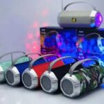0اسپیکربلوتوث +لامپ  AK-319قرمز