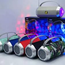 speaker ak-319-1 0اسپیکربلوتوث +لامپ AK-319قرمز - تصویر 1
