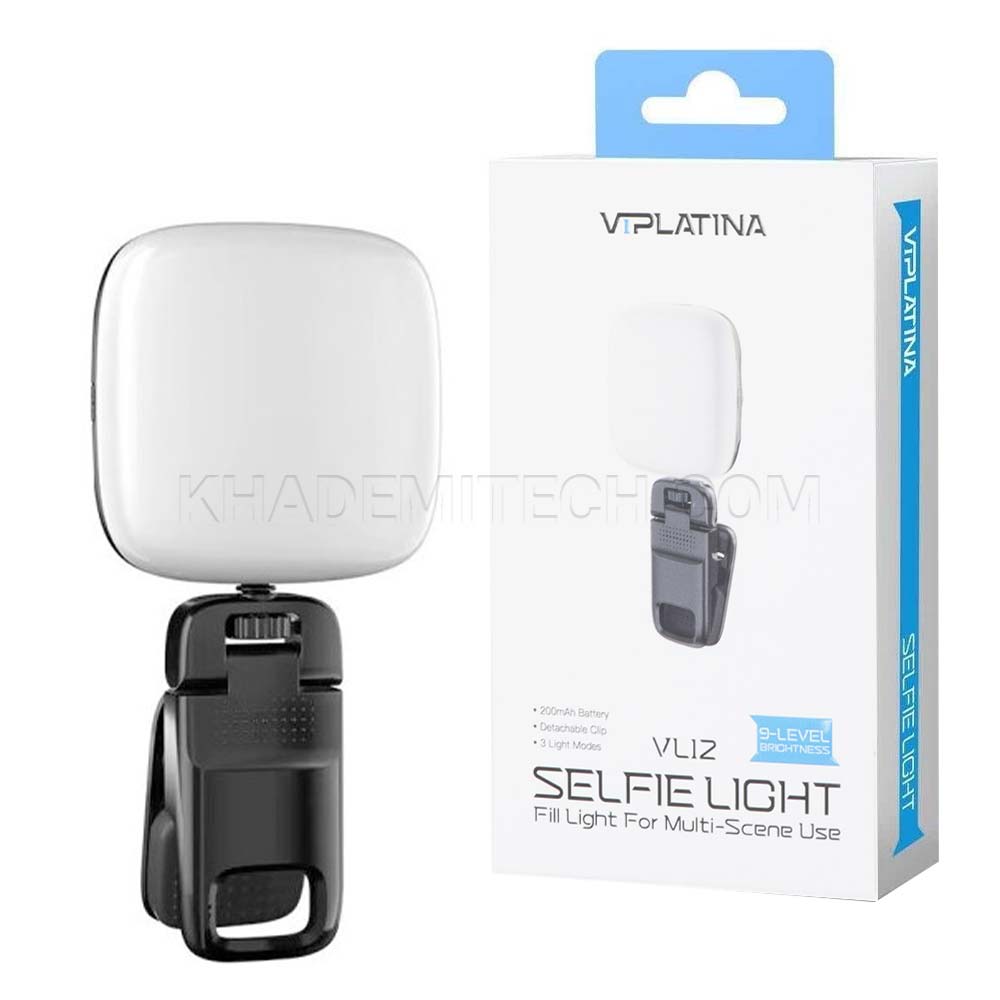 رینگ لایت سلفی وی آی پلاتینا مدل VIPLATINA VL12