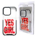 قاب آنتی شوک اپل مدل Yes Girl IPHONE 16Pro شفاف