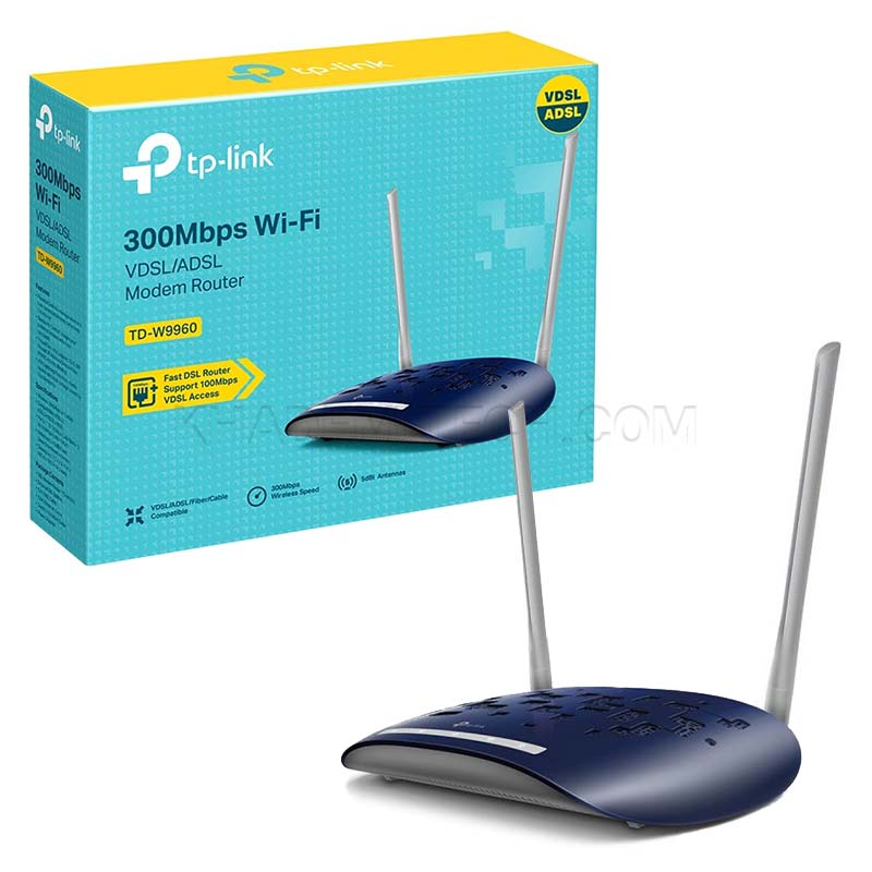 مودم روتر تی پی لینک مدل TP-LINK VDSL TD-W9960 300Mbps
