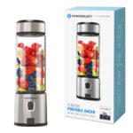 مخلوط کن شارژی پاورولوژی مدل POWEROLOGY P6BPJBK 6-BLADE نقره ای