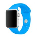 بند اپل واچ مدل SILICON 42/44/45/49mm آبی روشن - تصویر 2