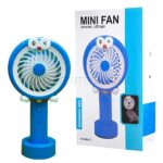 پنکه دستی شارژی مدل Mini Fan 8804 فانتزی آبی