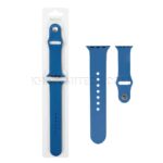 بند اپل واچ مدل SILICON 42/44/45/49mm آبی کاربنی