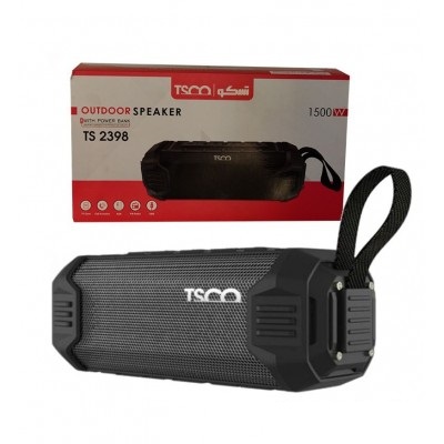 اسپیکر-بلوتوث-رم-و-فلش-خور-tsco-مدل-ts-2398 اسپیکربلوتوث تسکو TS-2398مشکی - تصویر 1