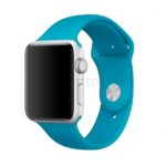 بند اپل واچ مدل SILICON 42/44/45/49mm آبی اقیانوسی - تصویر 2