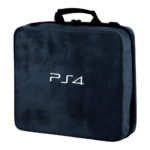 کیف کنسول بازی PS4 Slim طرح الیافی مشکی