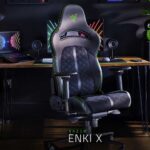 صندلی گیمینگ ریزر مدل RAZER ENKI X مشکی سبز - تصویر 2