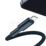 بسته 12 عددی کابل شارژ لایتنینگ موکسوم مدل MOXOM KH-16i IPHONE بدون پک قهوه ای طول 1 متر - تصویر 2