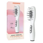 ماساژور پوست سر و نوردرمانی پرودو مدل PORODO PDFLSTF1WH Light Therapy Scalp Massager