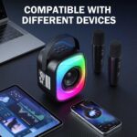 اسپیکر بلوتوثی پرتابل میکروفن دار اونیکوما مدل ONIKUMA L7 مشکی - تصویر 2