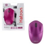 ماوس بی سیم هترون مدل Hatron HMW398SL بنفش