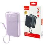 پاوربانک وایرلس پرووان مدل PROONE PPB5123 10000mAh 22.5W بنفش