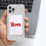 جا کارتی مگ سیف دار  مدل WALLET MAGSAFE The Boys چرم سفید - تصویر 2
