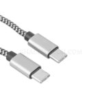 کابل شارژ دو سر تایپ سی طرح سامسونگ مدل SAMSUNG Type-C to Type-C 60W طوسی طول 1.8 متر - تصویر 2