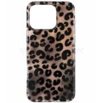 قاب اپل مدل  LEOPARD IPHONE 15 PRO Max طرح پلنگی قهوه ای