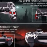 دسته بازی سونی مدل SONY PS4 DualShock4 High COPY طرح اسکلت - تصویر 2