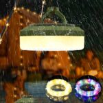 چراغ شارژی ریسه ای مدل Camping Lights MY-618RGB+W سبز - تصویر 2