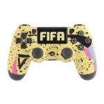 دسته بازی سونی مدل SONY PS4 DualShock4 High COPY FIFA زرد - تصویر 2