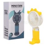 پنکه دستی شارژی مینی فن مدل MINI FAN LY3088 زرد