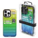 قاب آیفون یانگ کیت مدل YOUNGKIT AURORA ORIGINAL IPHONE 14 PRO زرد سبز