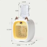 پنکه شارژی مه پاش مدل Spray Cooling Fan طرح گربه زرد - تصویر 3