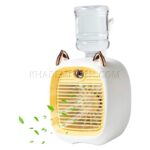 پنکه شارژی مه پاش مدل Spray Cooling Fan طرح گربه زرد - تصویر 2