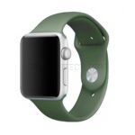 بند اپل واچ مدل SILICON 38/40/41mm زیتونی - تصویر 2