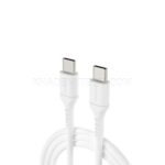 کابل شارژ دو سر تایپ سی هادرون مدل HADRON USB-C to USB-C HTC-C-C01L سفید طول 2 متر - تصویر 2