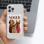 جا کارتی مگ سیف دار مدل WALLET MAGSAFE VOGUE چرم سفید - تصویر 2
