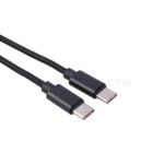 کابل شارژ دو سر تایپ سی طرح سامسونگ مدل SAMSUNG Type-C to Type-C 60W مشکی طول 1.8 متر - تصویر 2
