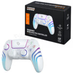 دسته بازی پلی استیشن پرودو مدل Porodo Gaming Shadowx PS5 PDX641WH سفید