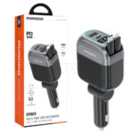 شارژر فندکی پرودو مدل PORODO PDCCR33BK SPIDER PD 30W