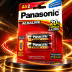 باتری آلکالاین قلمی پاناسونیک مدل PANASONIC AA بسته 2 عددی - تصویر 2