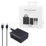 شارژر کامل سامسونگ مدل SAMSUNG EP-T4511 USB-C Cable 3-Pin 45W مشکی